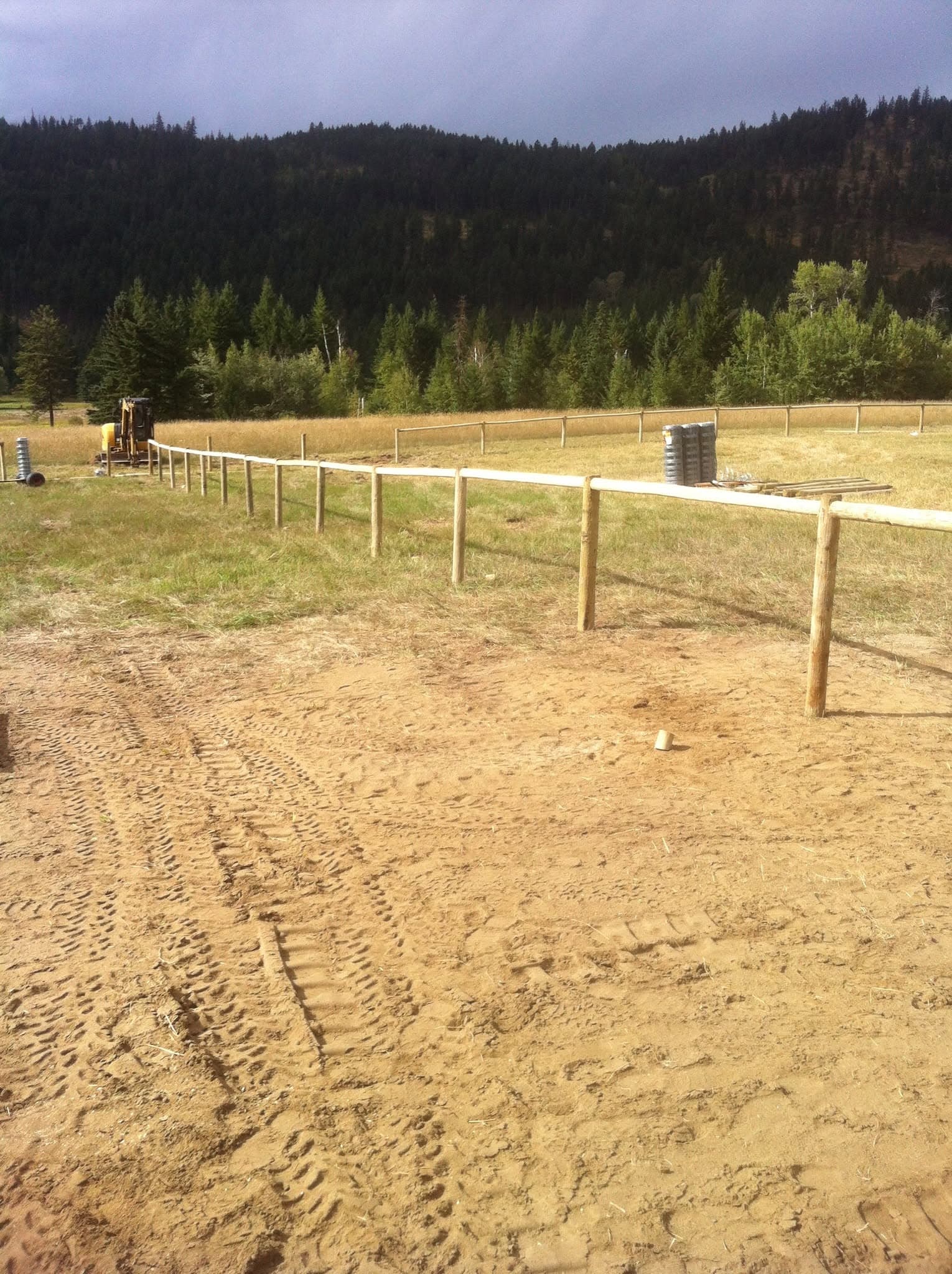 Ranch fencing in the BC interior